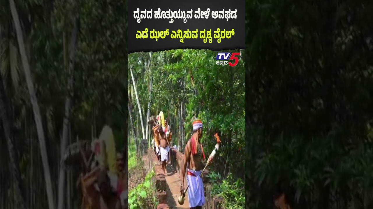 Mangaluru, Moodbidri :ಶ್ರೀ ಕೊಡಮಣಿತ್ತಾಯ ದೈವದ ಹೊತ್ತುಯ್ಯುವ ವೇಳೆ ಅವಘಡ..ಎದೆ ಝಲ್ ಎನ್ನಿಸುವ ದೃಶ್ಯ ವೈರಲ್..!