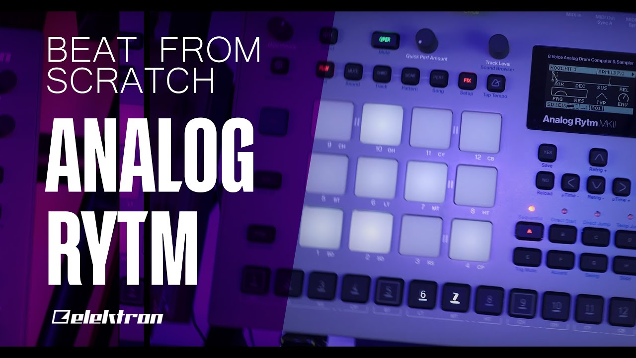 Techno Production Tutorial | Raw Techno Vibes on Elektron Analog Rytm MK2