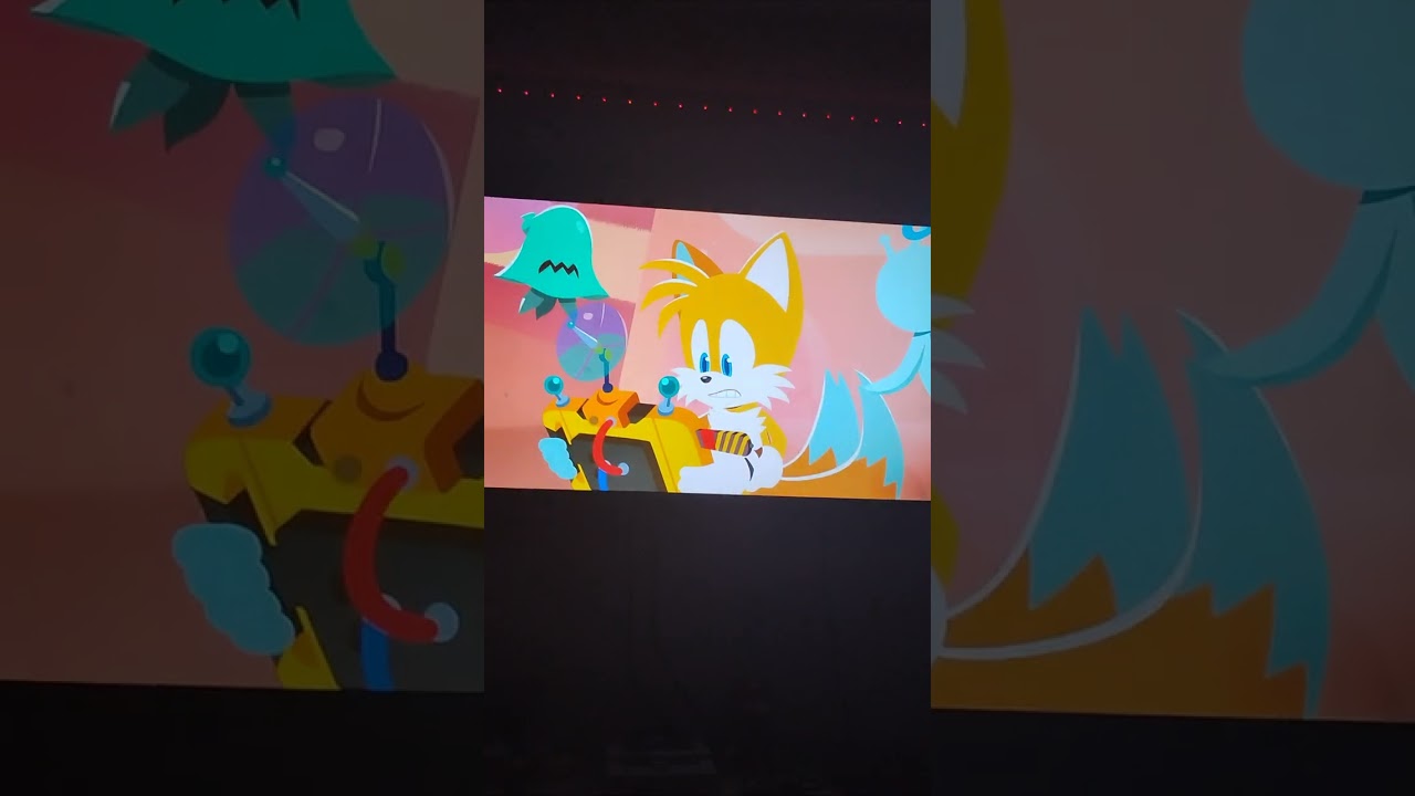 Sonic colors rise of the wisps but it's only tails on screen