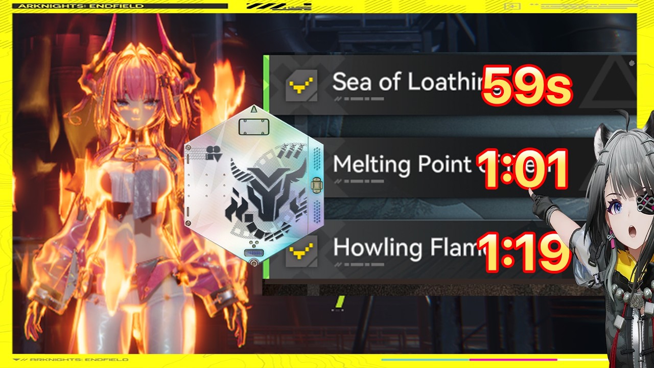 Yvonne in SEA Simulator - Arknights Endfield Umbral Monument v1.1 Searing Scars