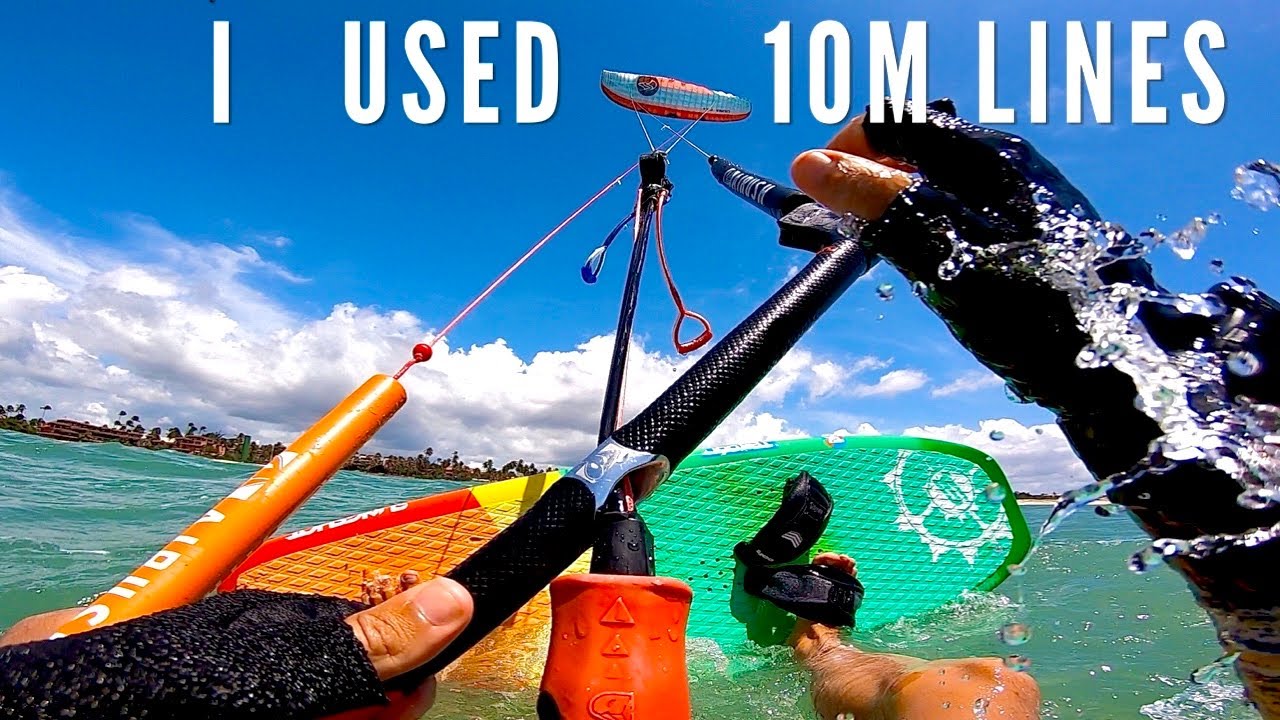 First time using short lines on Flysurfer Soul 6m2 | KITE FOIL