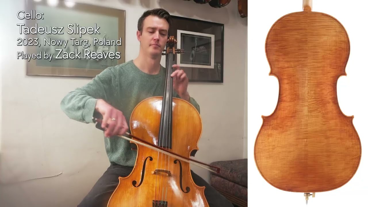 (Unavailable) Tadeusz Slipek cello, 2023, Nowy Targ  / Zack Reaves / at the Metzler Violin Shop