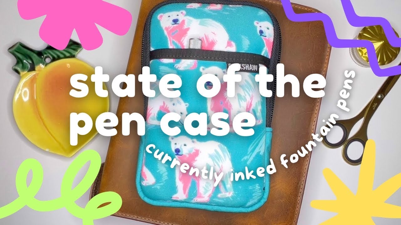 State of the Pen Case ✨ Currently Inked Fountain Pens ✨ …it’s not great
