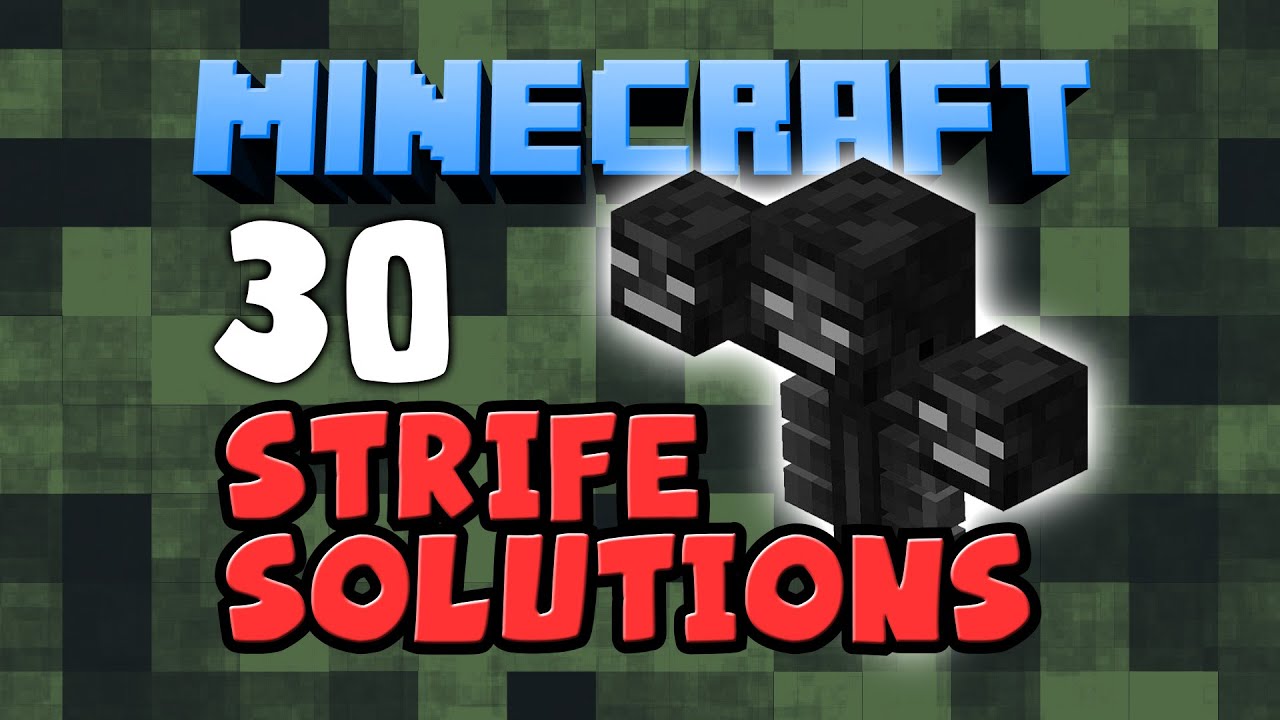 Minecraft: Strife Solutions 30 - Wither Witch Battle!