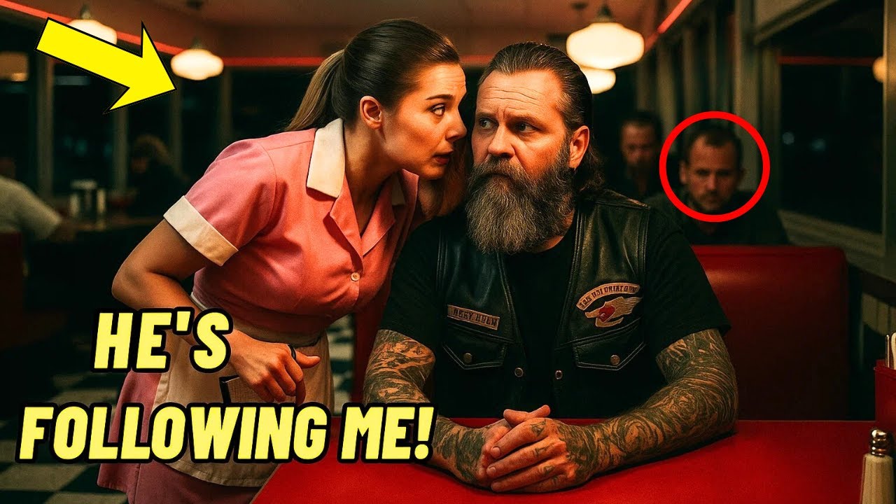 helpless Waitress Whispered to a Hells Angel He’s Following Me’ His Reaction Stunned the Whole Diner