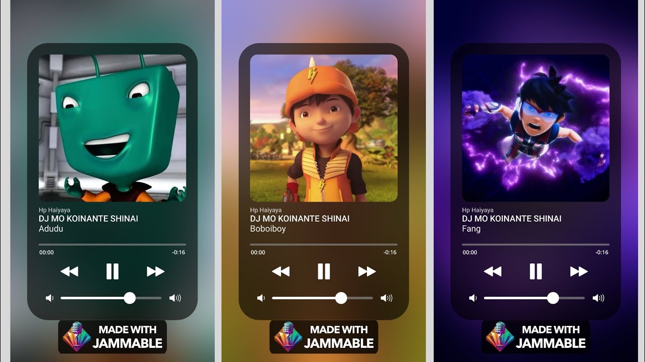 DJ MO KOINANTE SHINAI BOBOIBOY, ADUDU, FANG, PAPA ZOLA, KOKOCI