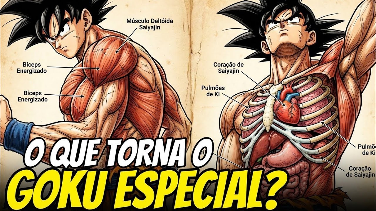 ANATOMIA BIZARRA DE GOKU EXPLICADA – ELE É IMORTAL? QUÃO PODEROSO É ESSE SUPER SAIYAJIN?