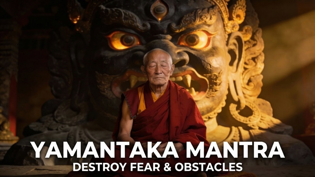 Yamantaka Mantra — Wrathful Protector Chant | Tibetan Monks Destroy Fear & Obstacles 432Hz & 528Hz