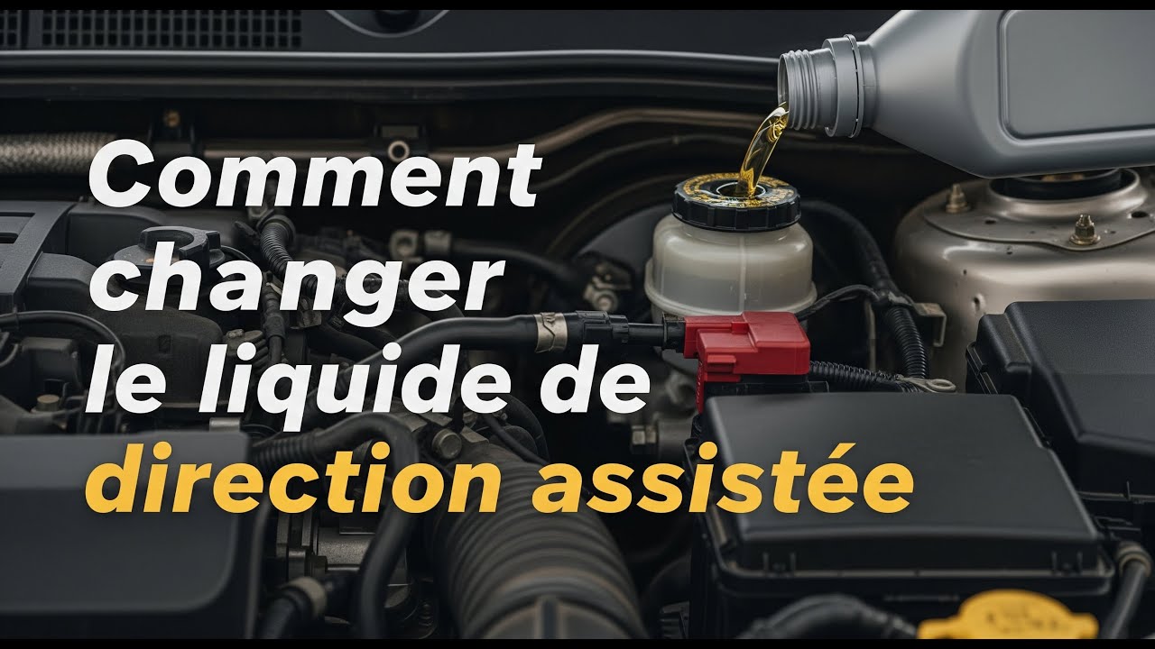 Comment changer le liquide de direction assistée sur une voiture ?