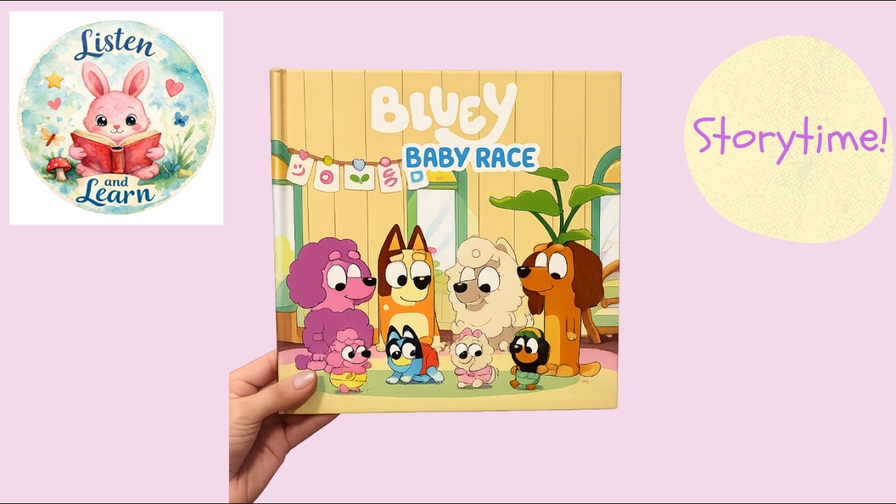 Bluey: Baby Race Read Aloud | Bluey Book Storytime for Kids & Toddlers