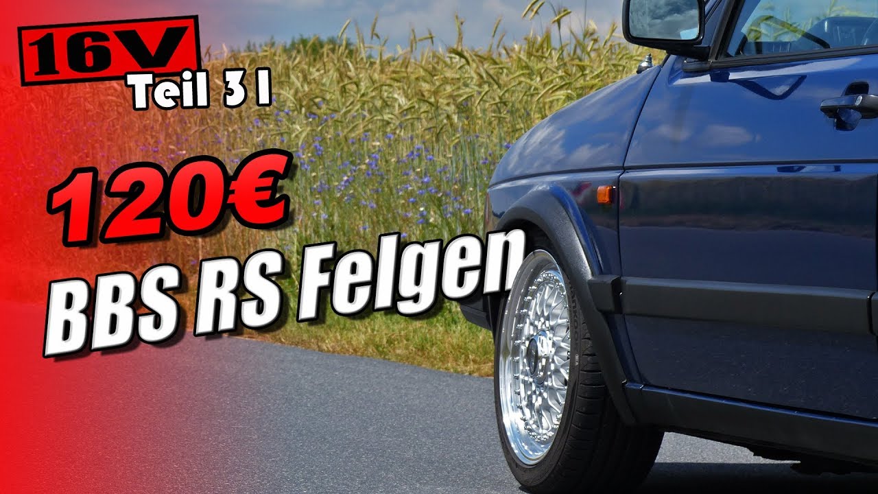 120€ BBS RS Felgen | Golf 2 ABF 2L 16V Teil 31