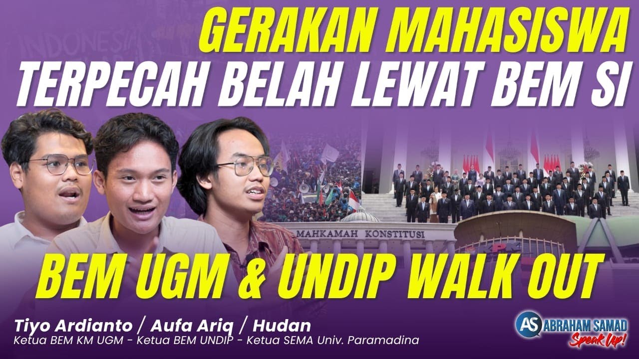 Gerakan Mahasiswa Terpecah Belah Lewat BEM SI. BEM UGM & Undip Walk Out | #SPEAKUP