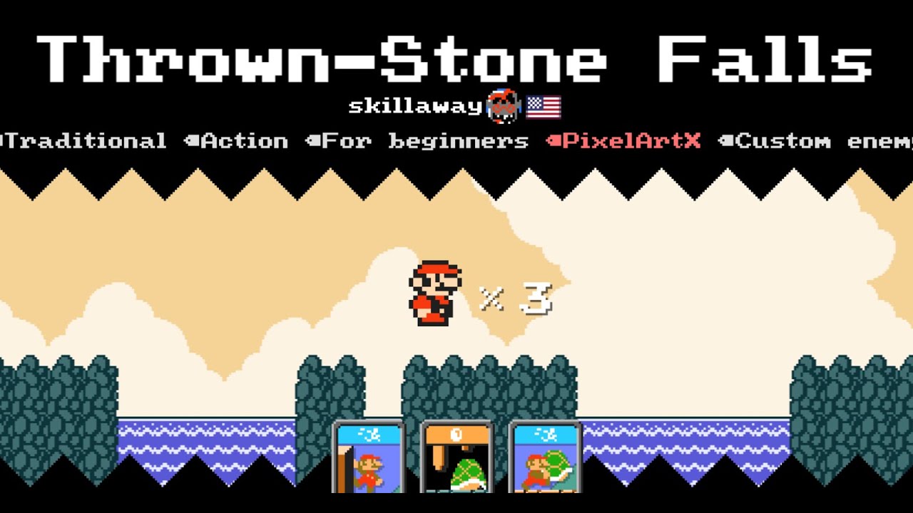 Mario Multiverse - Thrown-Stone Falls