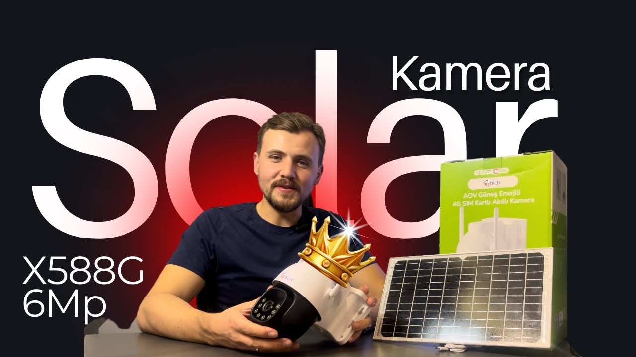 Üstün Gece Performansı ile Hieasy X588 4G 6Mp Solar Kamera