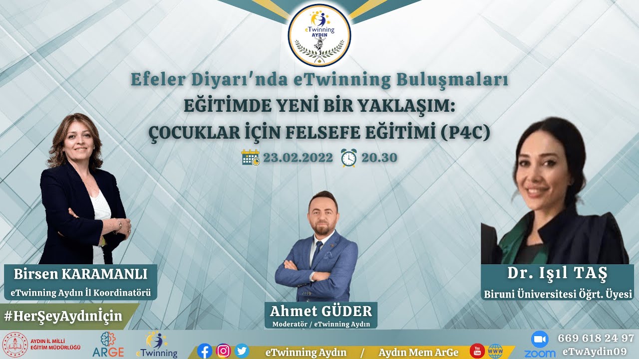 Dr. &Ouml;ğrt. &Uuml;yesi Işıl Taş - Eğitimde Yeni Bir Yaklaşım:&Ccedil;ocuklar İ&ccedil;in Felsefe Eğitimi (P4C) - 23.02.22