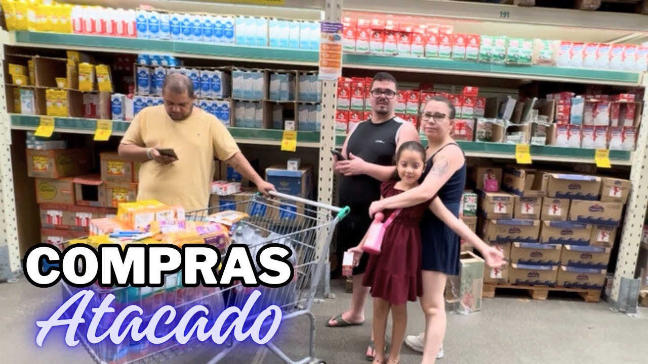 Compras no atacadão para levar pro interior 