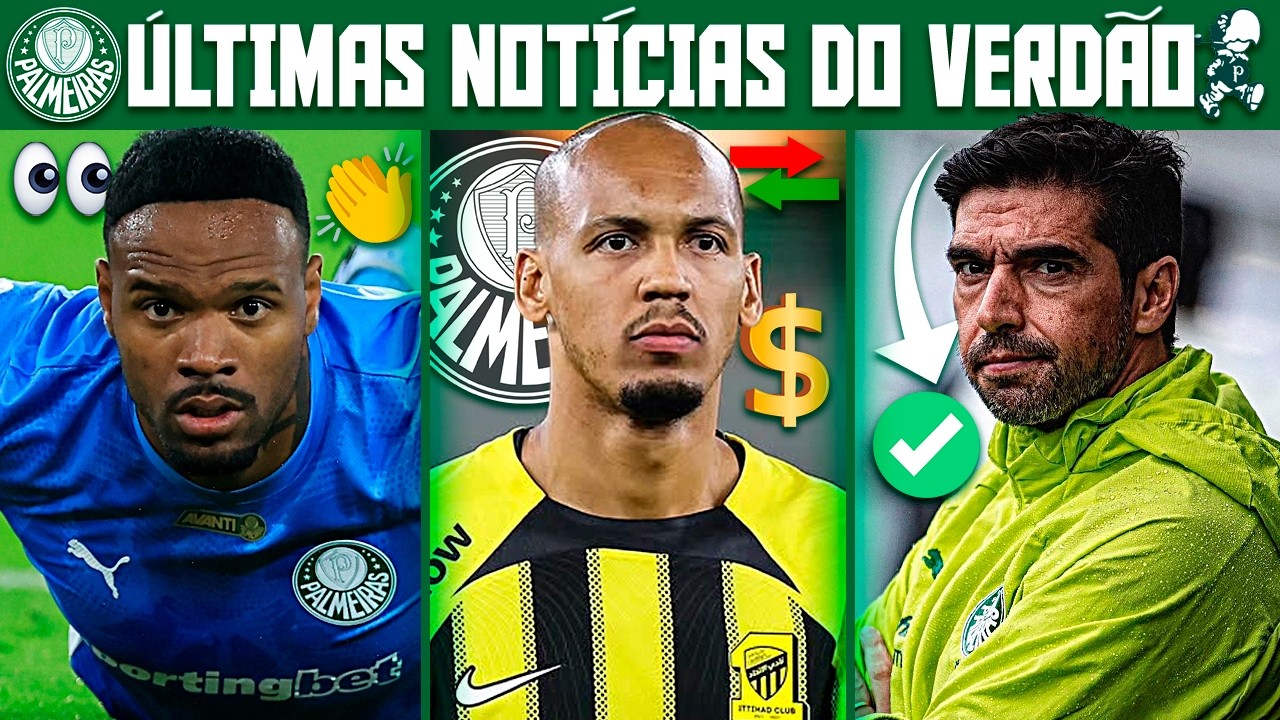 B0MBOU NESSA SEXTA! NOVIDADE SOBRE FABINHO NO PALMEIRAS! SINAL DE ALERTA LIGADO NO VERDÃO! INFO GIAY