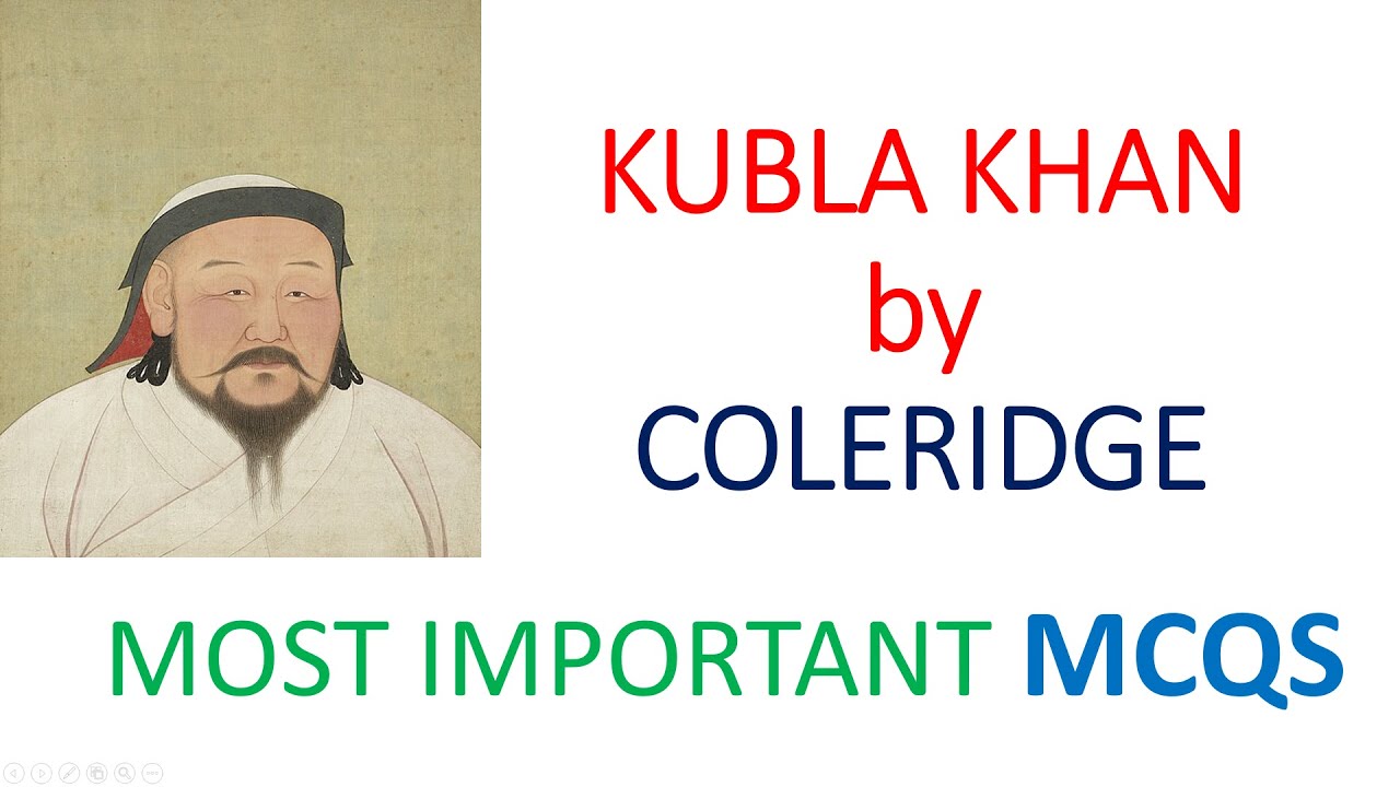 KUBLA KHAN QUIZ #pgtrbenglish #ugtrbenglish #tnsetenglish #collegetrb #kublaikhan #trb #english