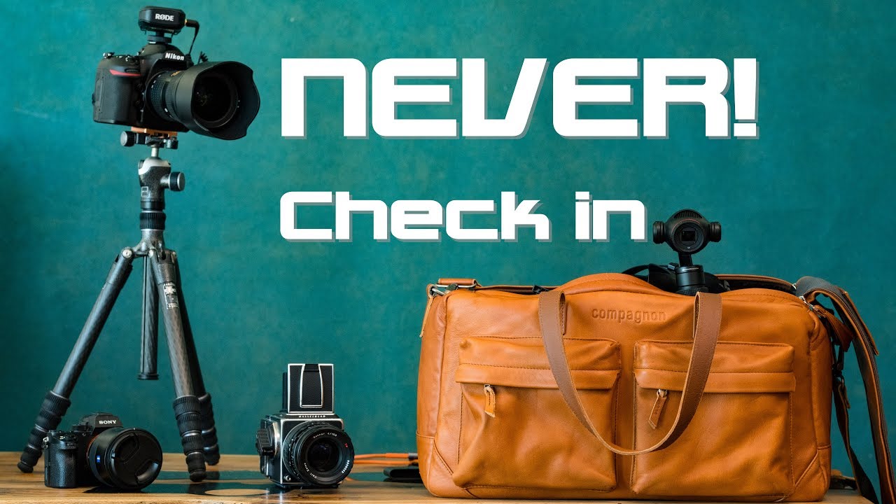2 Tips to avoid CHECKING in your Camera Gear