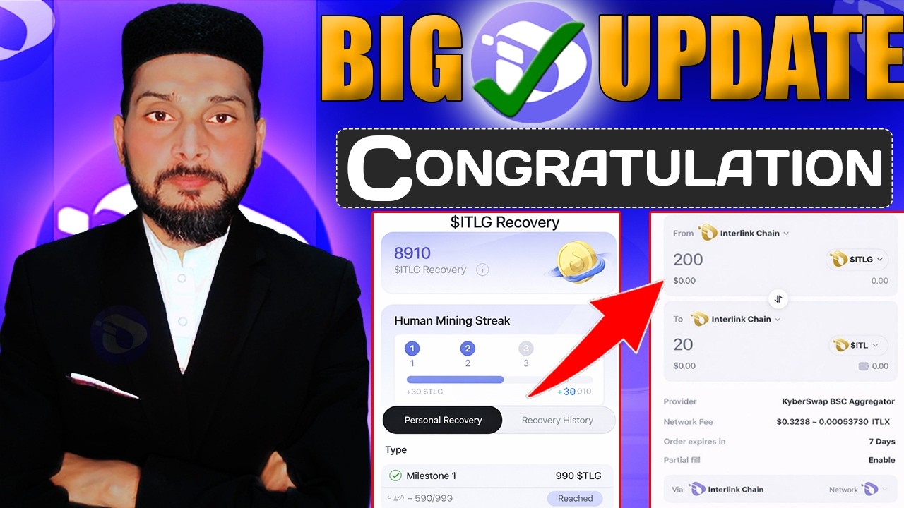 How to Recover ITLG Coin In interlink Network? | Last Step Before Verification! (2026)