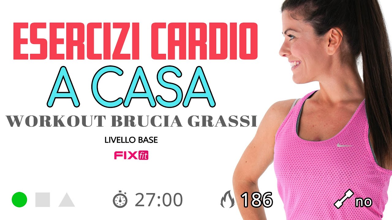 Esercizi Cardio A Casa Per Principianti - Allenamento Cardio Completo