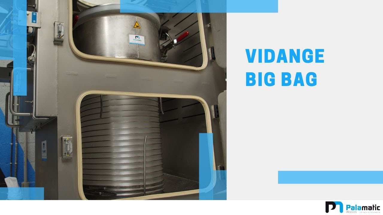 Vidange big bag - Massage big bag - Tube télescopique - Crève sac | Palamatic Process