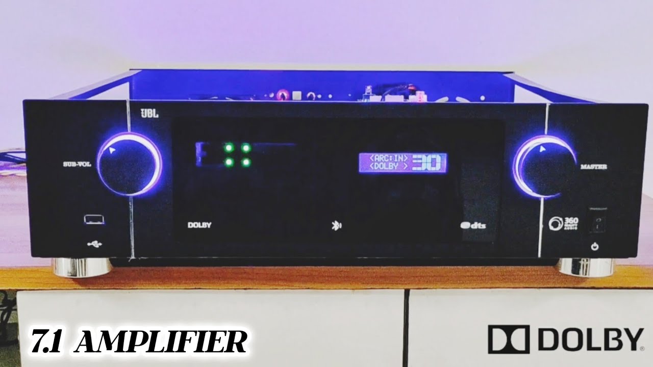 7.1 DOLBY & DTS DOUBLE TRANSFORMER DIGITAL AMPLIFIER FOR HOME USE...
