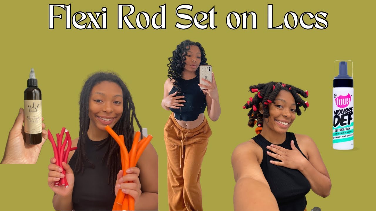 Flexi Rod Set on Locs