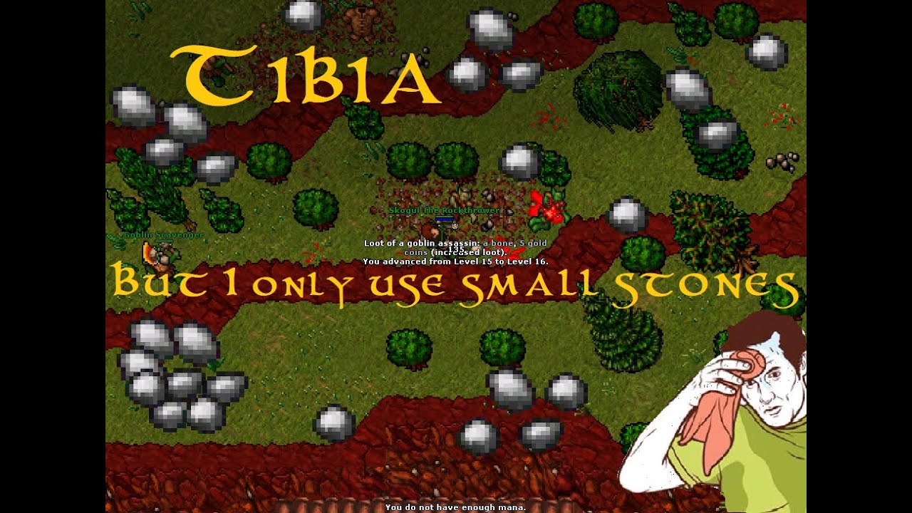 Tibia Ironman, But I Only Throw Stones