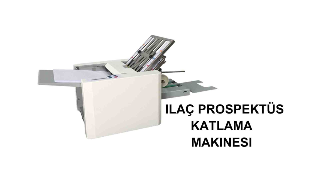 İlaç Prospektüsü Katlama Makinesi