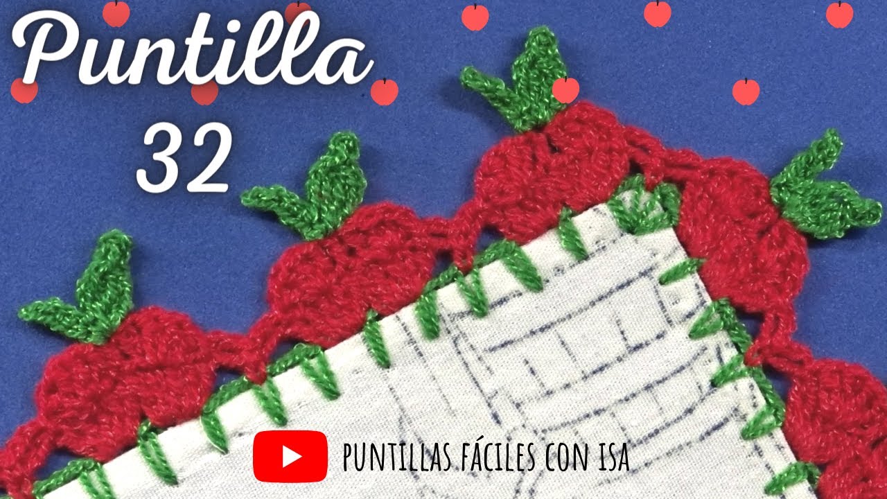 PUNTILLA FÁCIL #32 |🍎🍏 MINI-MANZANAS 🍏🍎