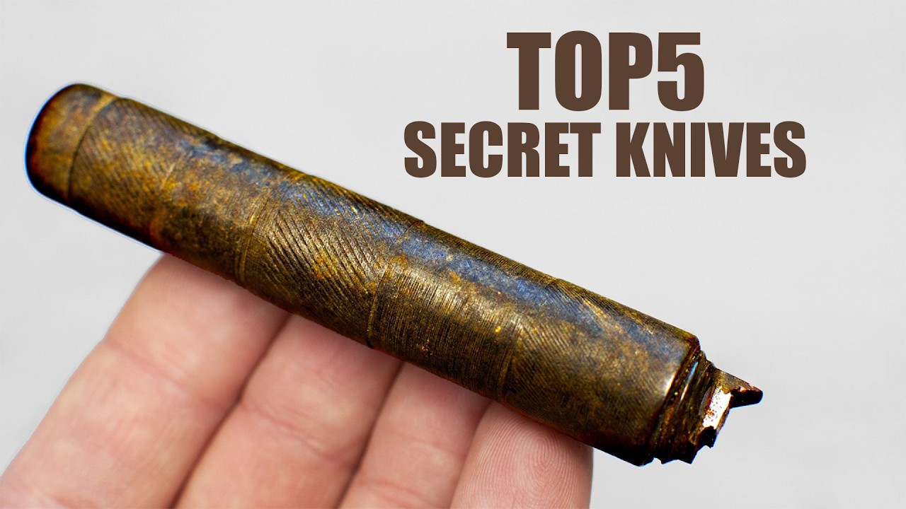 I Restored the Top 5 Secret Pocket Knives. Beautiful ASMR Restorations