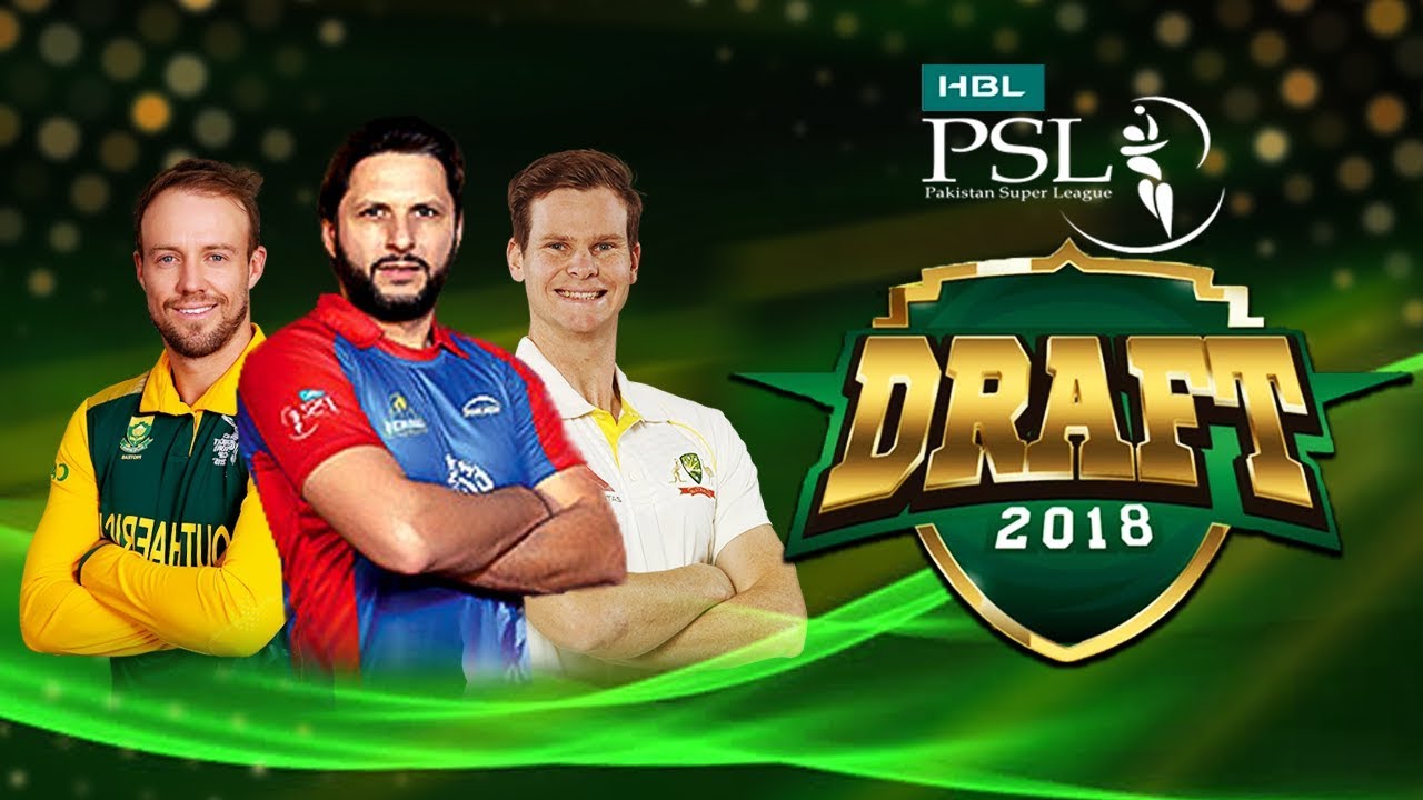 HBL PSL Player Draft 2018 | PSL Season 4