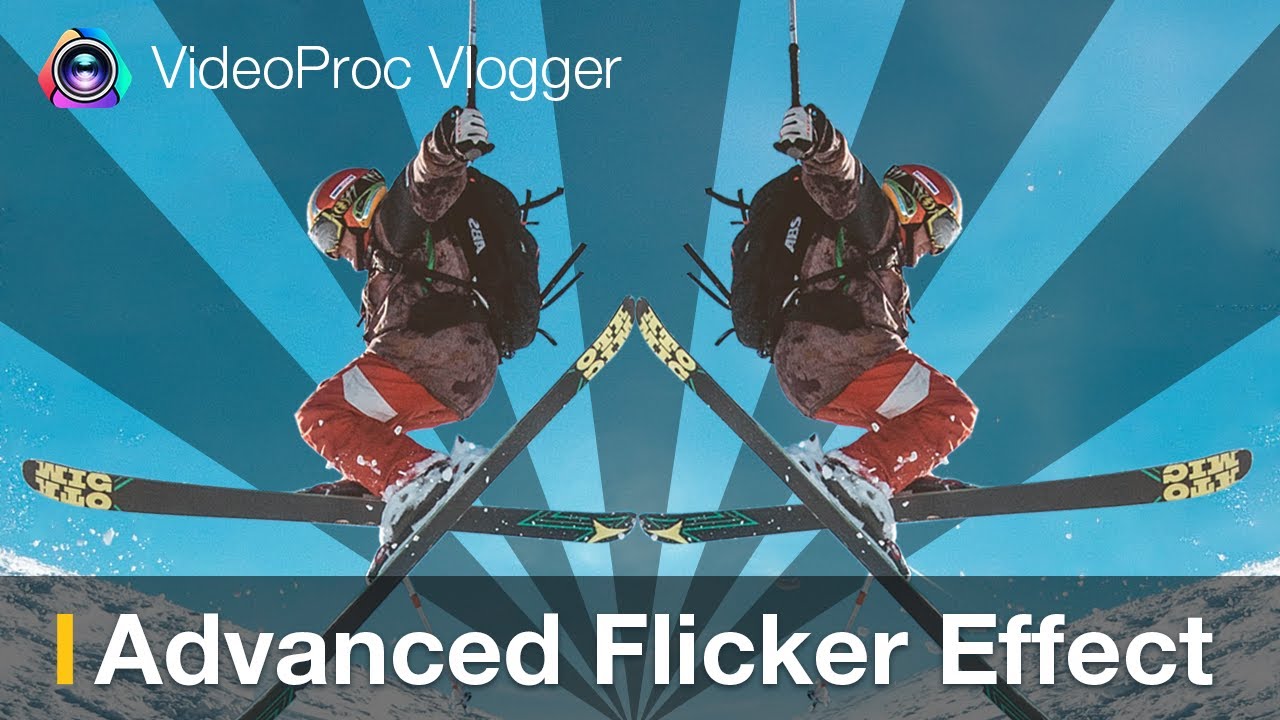 How to Create Advanced Flicker Video Effect Easily | VideoProc Vlogger Tutorial