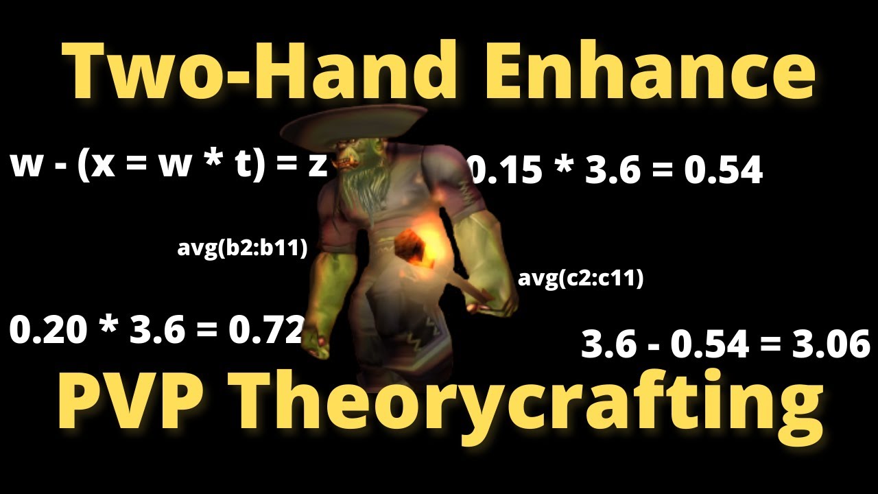 Enhancement Shaman Theorycrafting - Is flurry holding two-hand shamans back?!