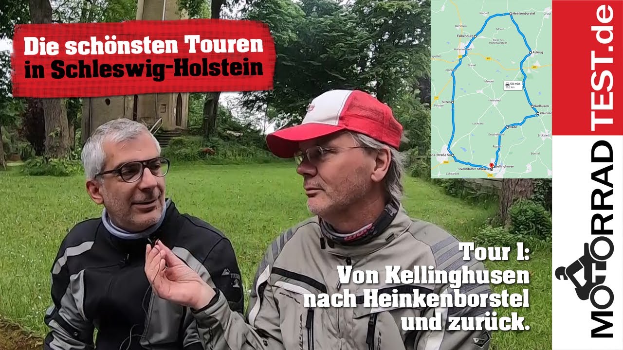Die sch&ouml;nsten Motorradstrecken in Schleswig Holstein | Kellinghusen - Heinkenborstel