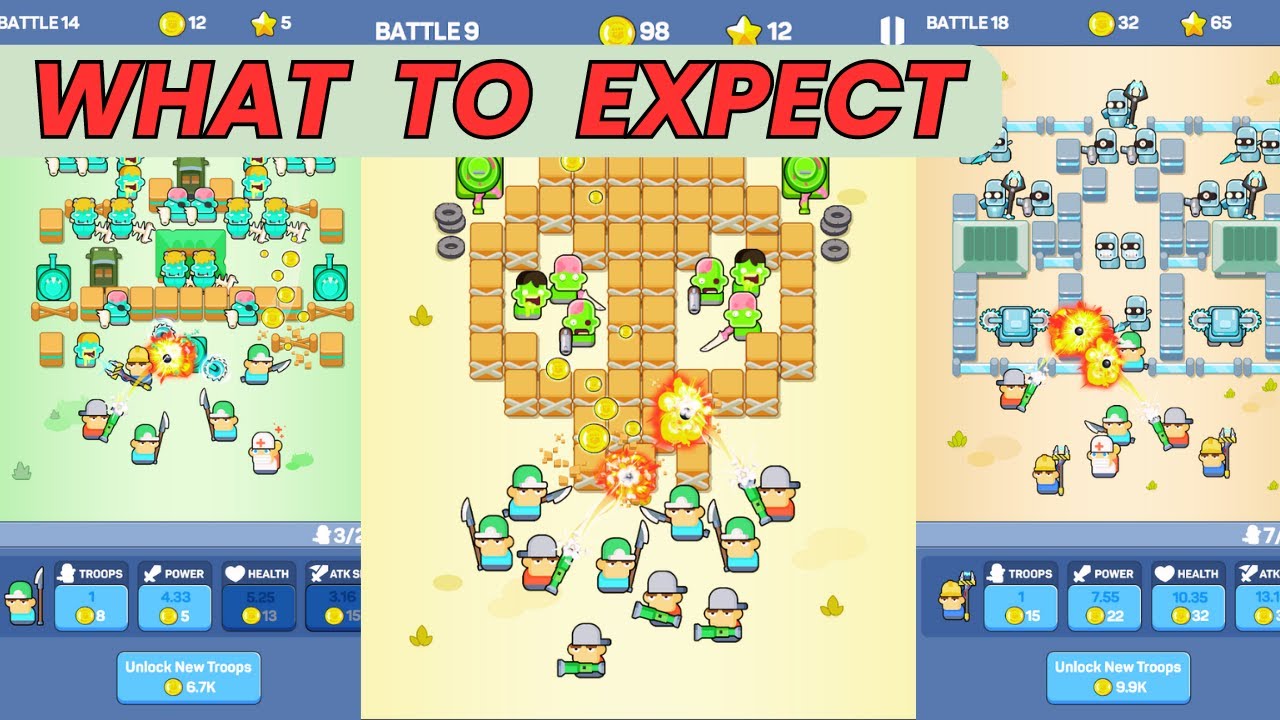 Idle Warriors: Master Resource Management & Conquer Fierce Enemies!