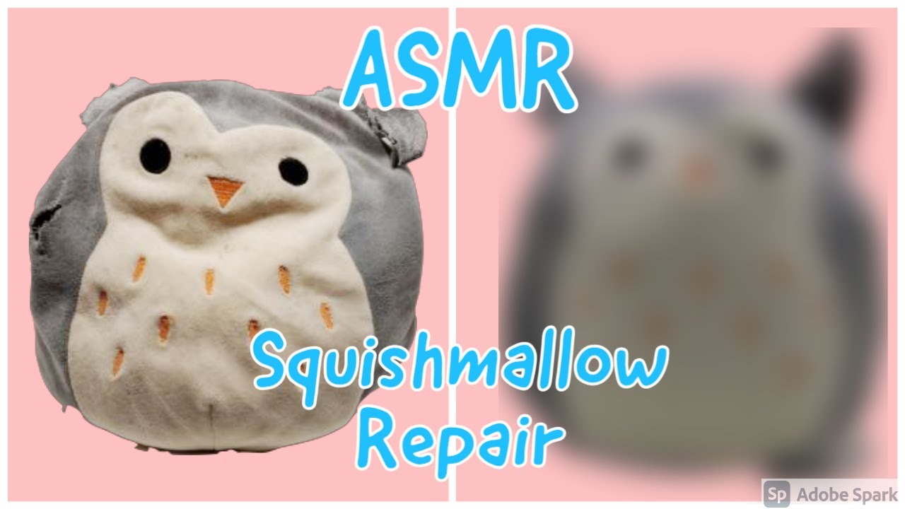 ASMR: STUFFED ANIMAL RESTORATION SQUISHMALLOW REPAIR (NO TALKING)