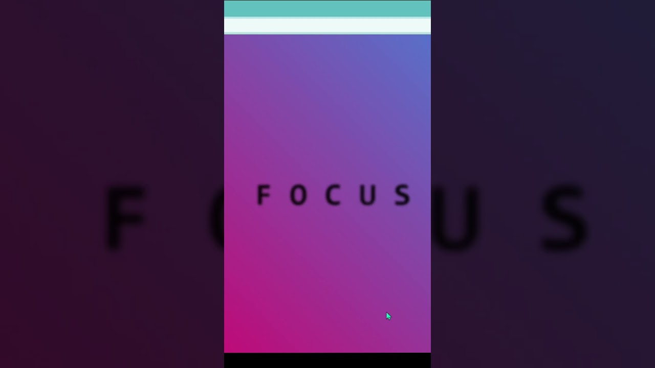 Text hover blur animation #shorts
