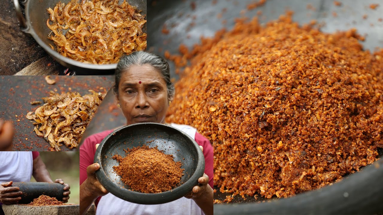 ഉണക്ക ചെമ്മീൻ ചമ്മന്തി പൊടി   | Dry Prawns Chutney Powder - Chemmeen Chammanthi Podi