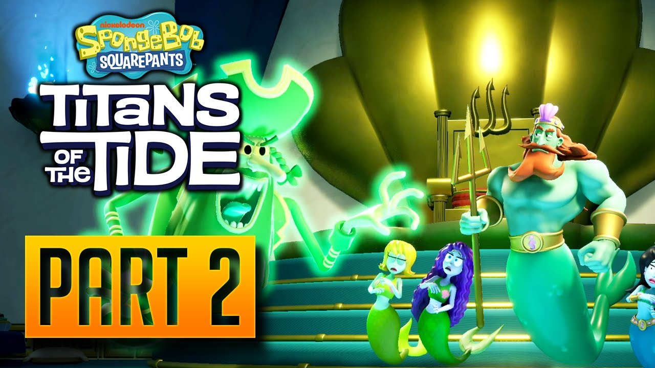 SpongeBob SquarePants: Titans of the Tide - Walkthrough Part 2: Neptune's Palace