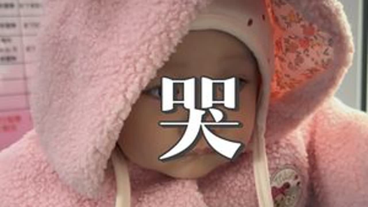 也是哭唧唧的一天！#奔奔的小柚子 #人类幼崽 #泉日记爆炸盐 #打疫苗