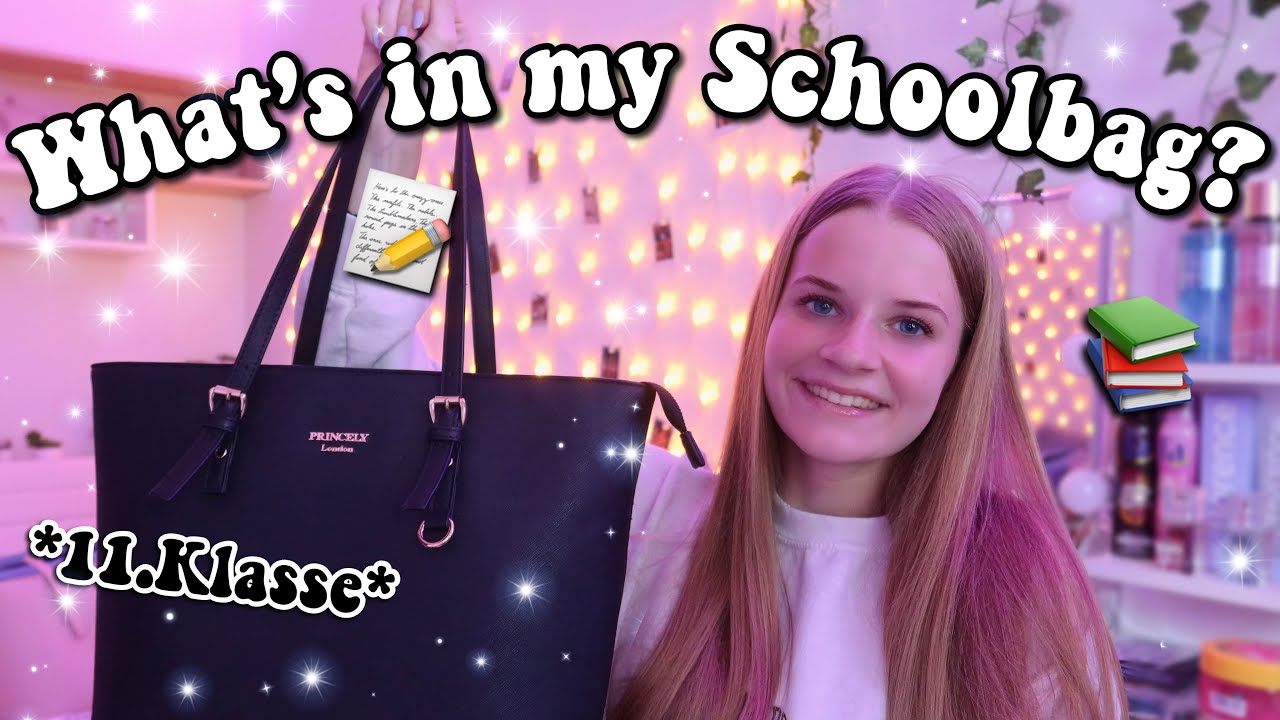 What’s in my Schoolbag?📚 *11.Klasse*💗 | kathie
