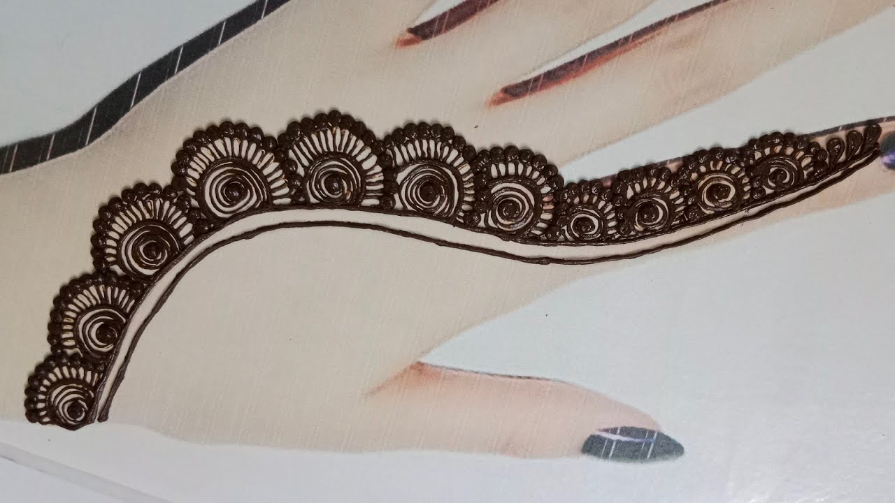Step by step mehandi design for beginners 💅