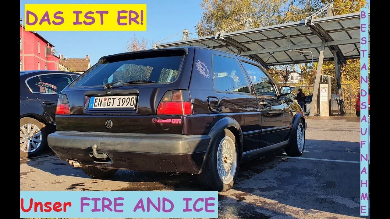 Das ist er. Unser neuer Golf 2 Fire & Ice!