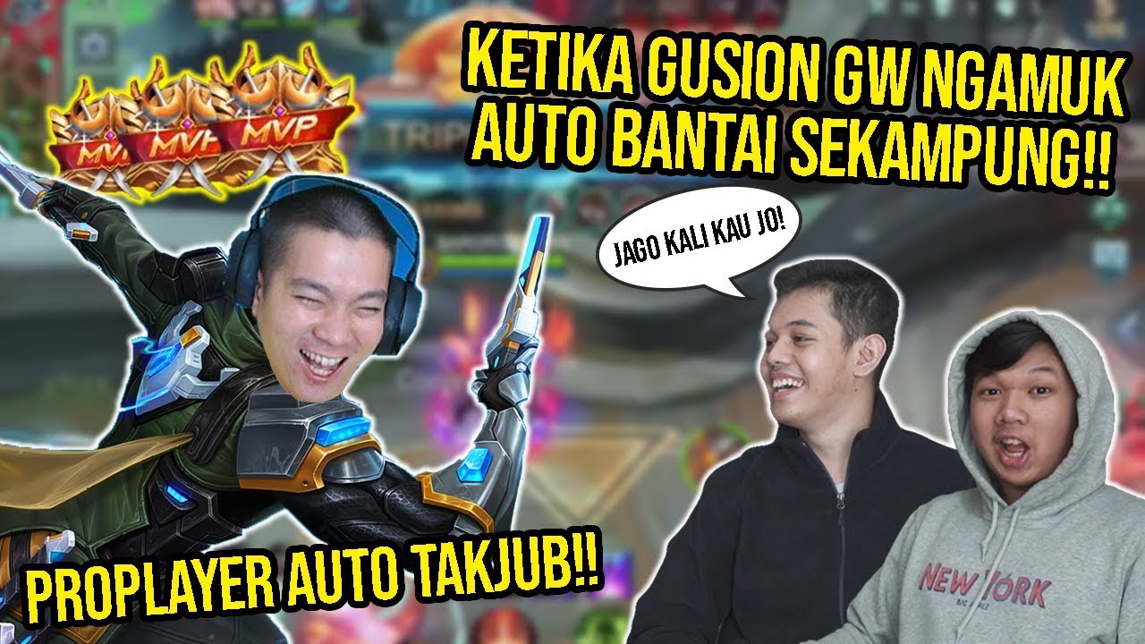 KETIKA GUSION GW MENGAMUK, SEKAMPUNG AUTO GW BANTAI!! BIAWAK DAN SI HANCUK AUTO TAKJUB!!