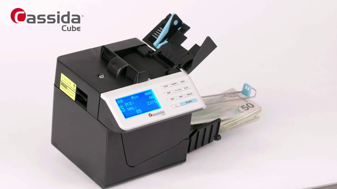 Cassida Cube&trade; Mixed Bill Counter and Reader