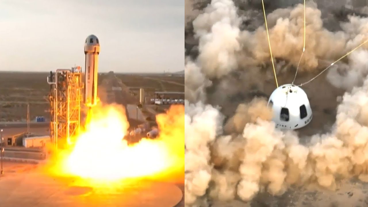 Blue Origin NS-31 New Shepard launch and landing