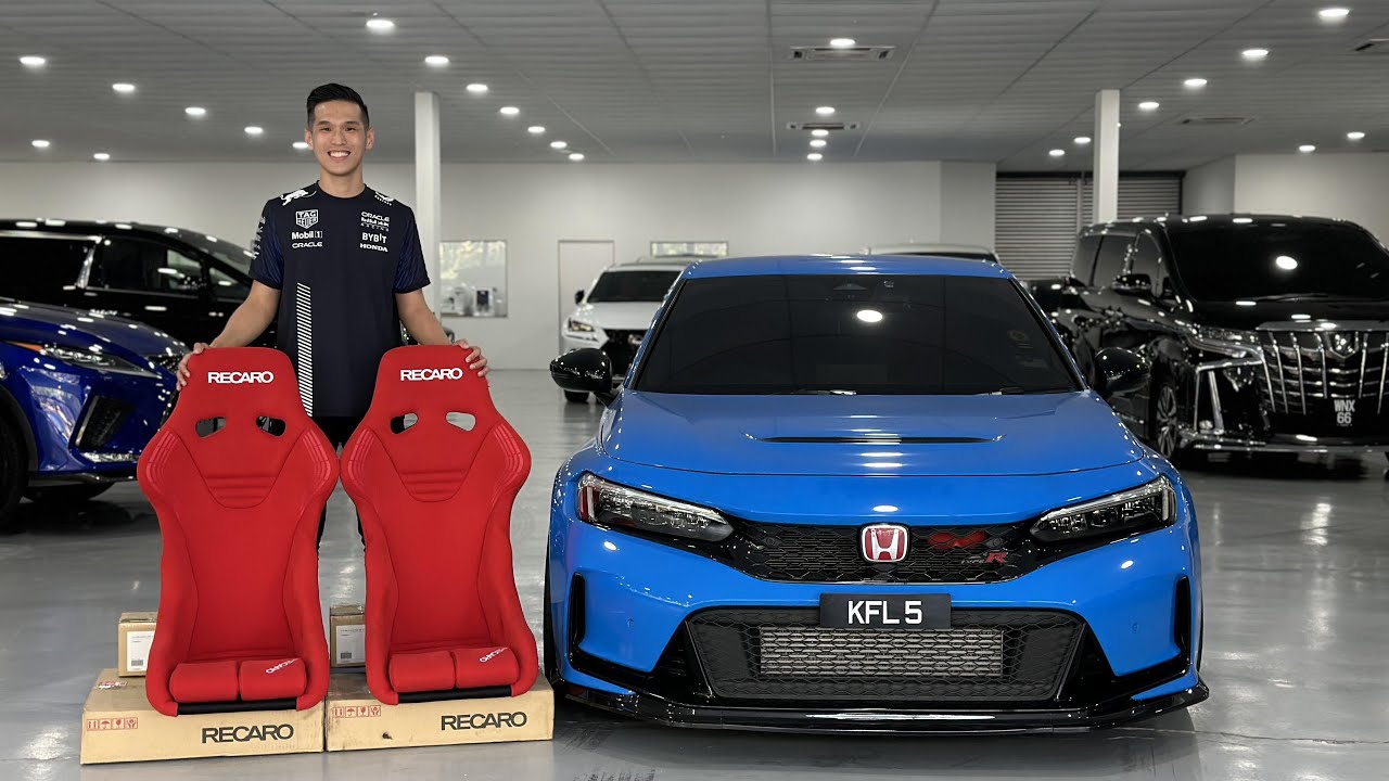 [VLOG]HONDA CIVIC FL5 Type R FL5 Upgrade One Pair Recaro RSG Red Full Bucket Seat #recaro