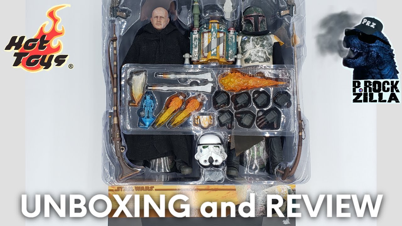 Hot Toys Boba Fett Deluxe 1/6th Scale Collectible Figure Set | The Mandalorian | Unboxing & Review